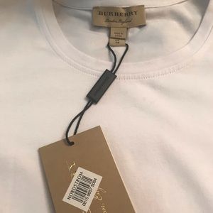 Burberry Tops - NWT Burberry Check Cuff T-shirt Burberry Tops - NWT Burberry Check Cuff T-shirt